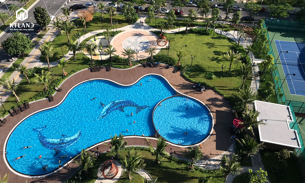 Cho thuê căn hộ Vinhome Smart City 2 ngủ full đồ view bể bơi giá 12tr/tháng