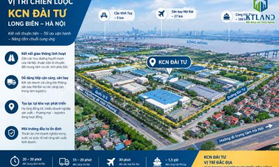 Vị trí thuận lợi KCN Đài Tư, Long Biên